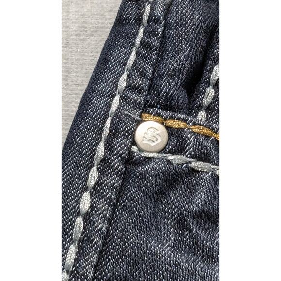 Vintage Y2K Southpole Slim Fit Jeans Sz 30 Distressed Wash Contrast Stitching - Picture 9 of 16